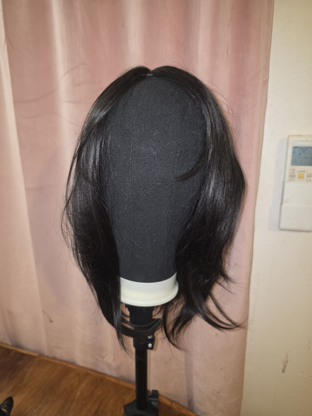 Black Short Layered Topper NWOT